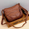 Women's Luxury Leather Shoulder Bag in Brown