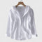 Women's Elegant Hooded Blouse in White