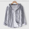 Women's Elegant Hooded Blouse in Gray