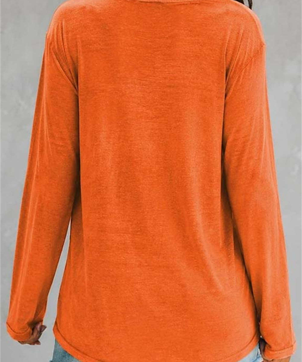 Women's Witch Letter V-Neck Blouse, photo 2