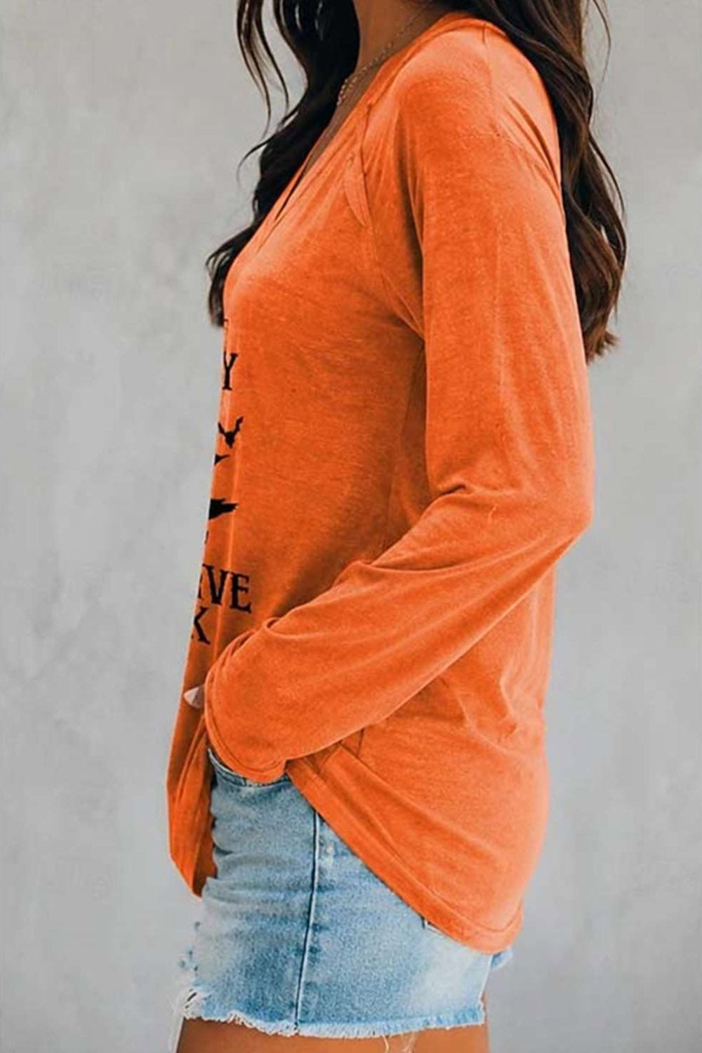Women's Witch Letter V-Neck Blouse, photo 3