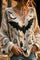 Women's Bat Ghost Pumpkin Lace Blouse in Cream