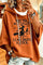 Women's Orange Witch Graphic Hoodie