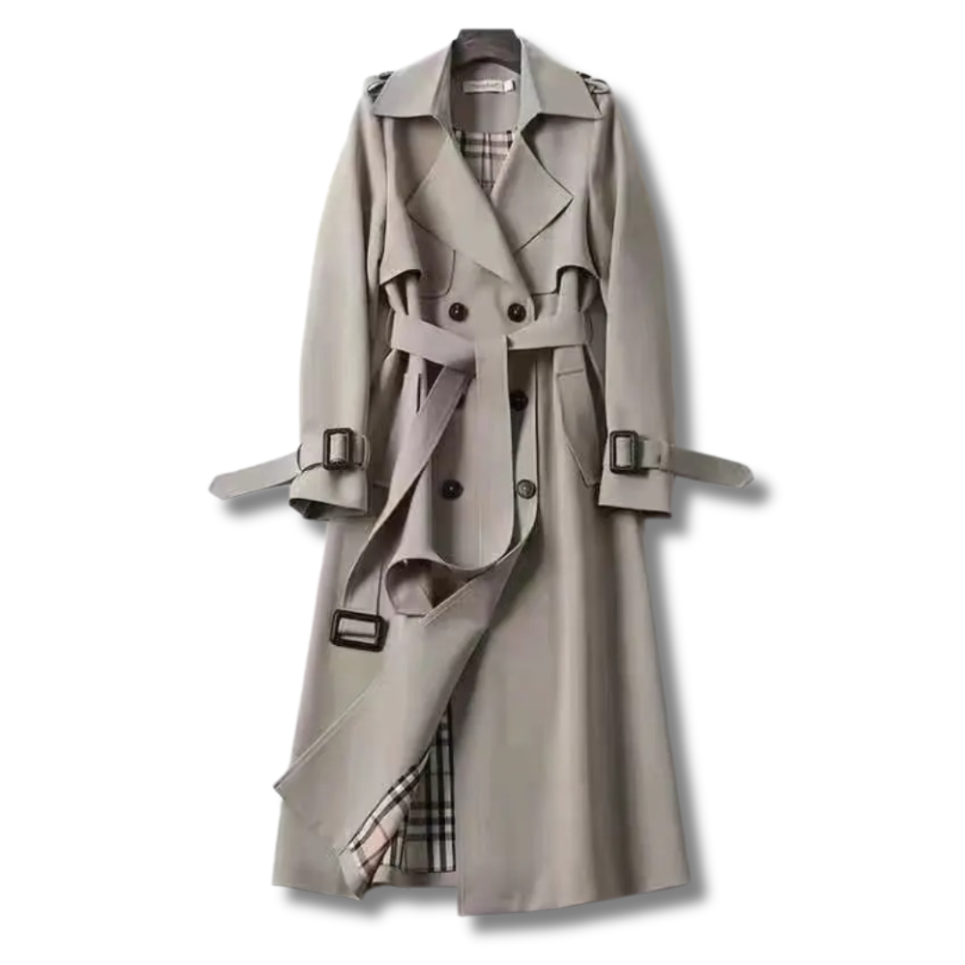 Women's Trench Coat in Gray