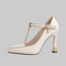 Zoey Comfort Heels in White