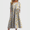 Women's Flattering Midi Dress in Light Yellow