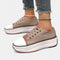 Eveloise Comfortable Sneakers in Brown