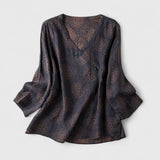 Women's Comfortable Blouse – Jennifer in Gray