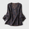 Women's Comfortable Blouse – Jennifer in Gray