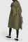 Iva Comfortable Coat in Army Green