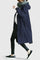 Iva Comfortable Coat in Navy Blue