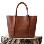 Christina Refined Leather Shoulder Bag