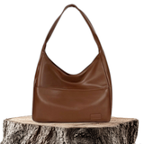 Donna Refined Leather Shoulder Bag