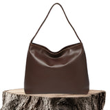 Women's Glossy Leather Handbag