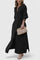 Monique Elegant Maxi Dress in Black