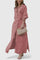 Monique Elegant Maxi Dress in Pink