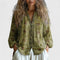 Women's Comfortable Blouse – Jenna in Green
