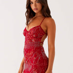 Women's Sparkling Beaded Mini Dress, photo 17