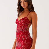 Women's Sparkling Beaded Mini Dress, photo 17