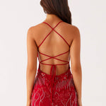 Women's Sparkling Beaded Mini Dress, photo 10