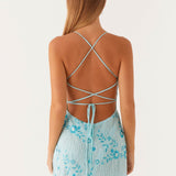Women's Sparkling Beaded Mini Dress, photo 16