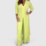 Carmella Comfortable Two-Piece Set in Yellow