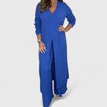 Carmella Comfortable Two-Piece Set in Blue