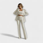 Women's Stylish 3-Piece Set in White
