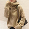 Magdalena Oversized Turtleneck Sweater in Khaki