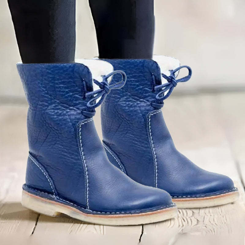 Women's Waterproof Snow Boots in Blue