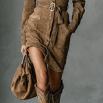 Women's Long Sleeve Midi Dress, photo 3