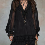 Women's Timeless Ruffle Mini Dress