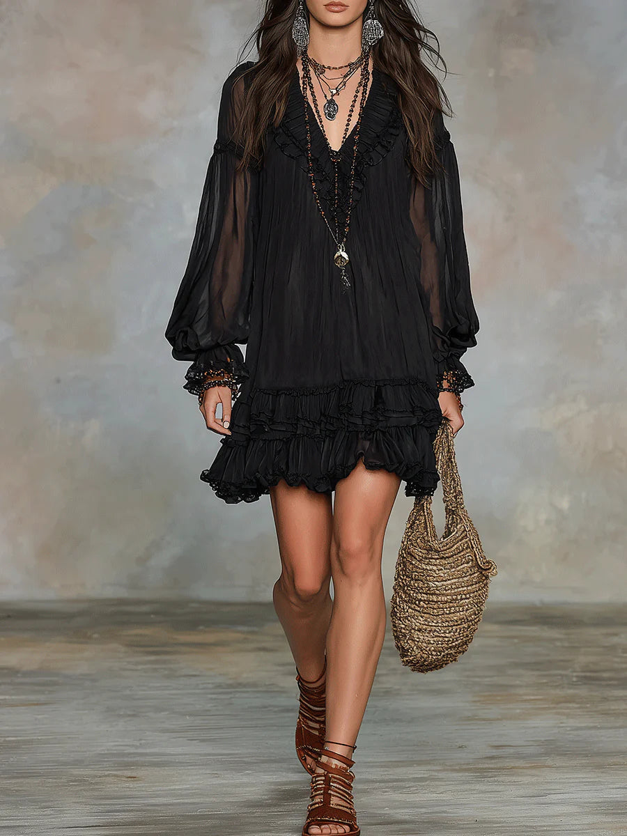 Women's Timeless Ruffle Mini Dress, photo 4