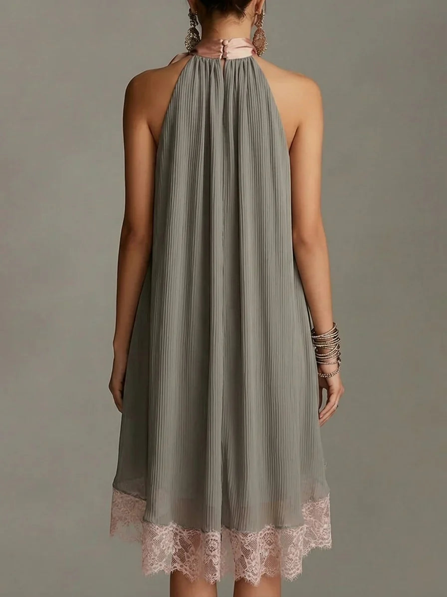 Women's Satin Halter Mini Dress, photo 5