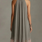 Women's Satin Halter Mini Dress, photo 5