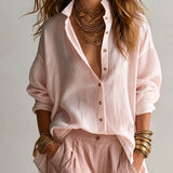 Women's White Shirt & Olive Lantern Pants Set, photo 7
