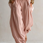 Women's White Shirt & Olive Lantern Pants Set, photo 8