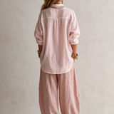 Women's White Shirt & Olive Lantern Pants Set, photo 6