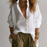Women's White Shirt & Olive Lantern Pants Set, photo 3