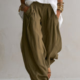 Women's White Shirt & Olive Lantern Pants Set, photo 4