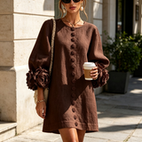 Women's Floral Cuff Mini Dress, photo 30