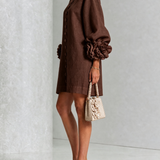Women's Floral Cuff Mini Dress, photo 28