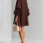 Women's Floral Cuff Mini Dress, photo 29
