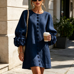 Women's Floral Cuff Mini Dress, photo 18