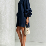 Women's Floral Cuff Mini Dress, photo 16
