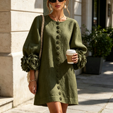 Women's Floral Cuff Mini Dress, photo 15