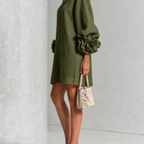 Women's Floral Cuff Mini Dress, photo 13