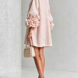 Women's Floral Cuff Mini Dress, photo 23