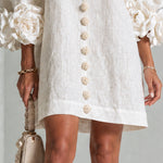 Women's Floral Button-Down Mini Dress, photo 14