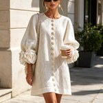 Women's Floral Button-Down Mini Dress, photo 4